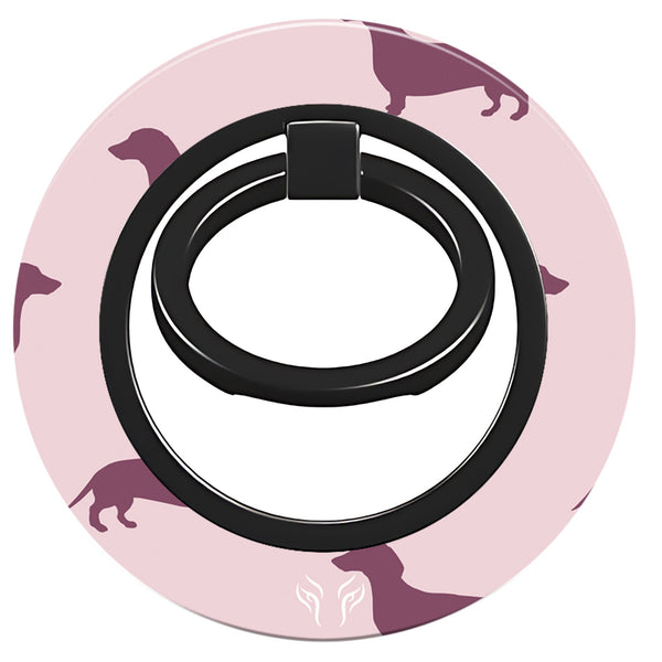 Pink Dachshund - Mobile Ring
