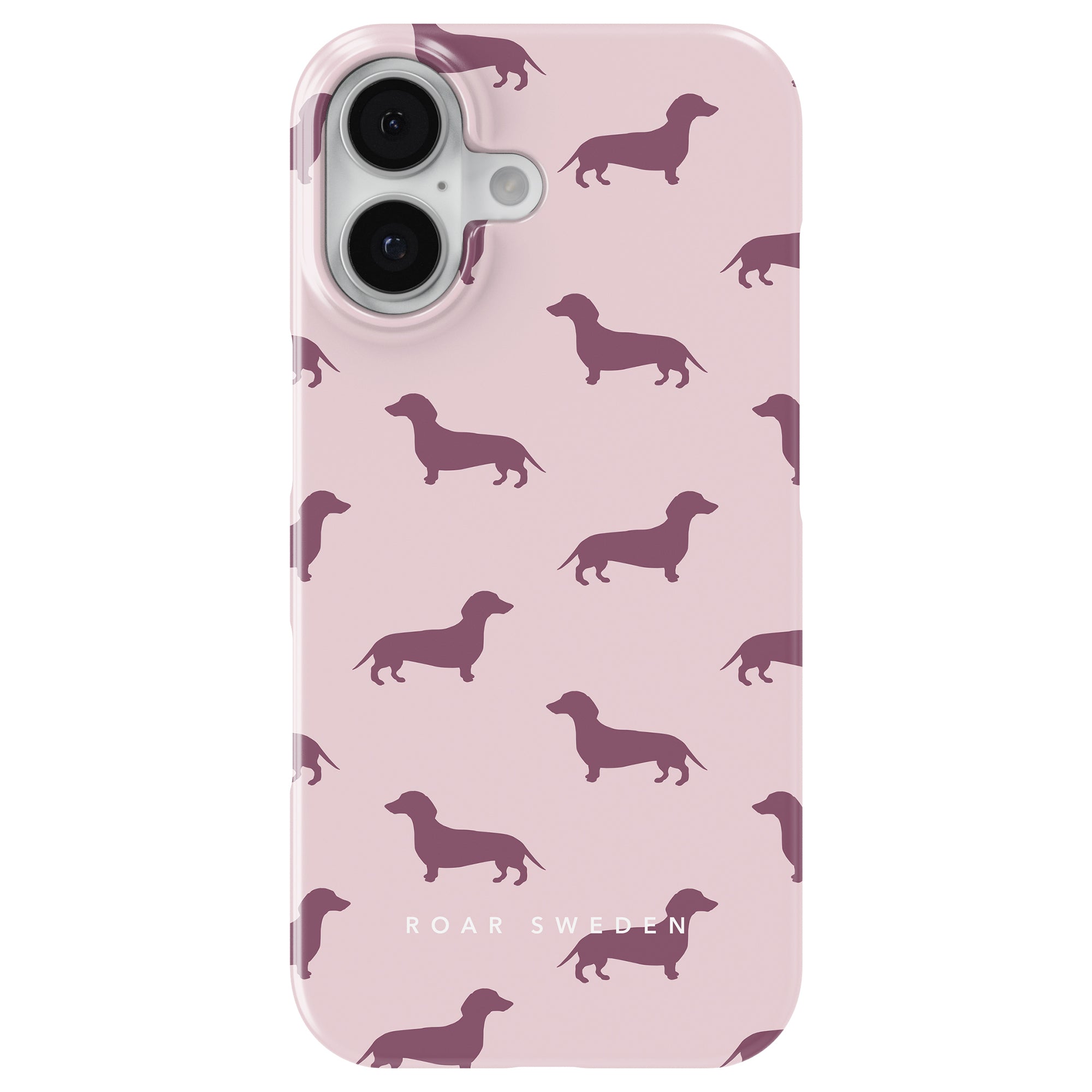 Pink Dachshund - Slim case