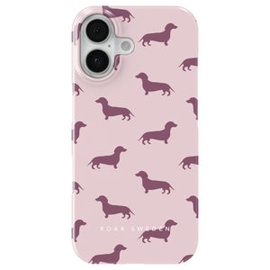 Pink Dachshund - Slim case