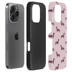 Pink Dachshund - Tough Case