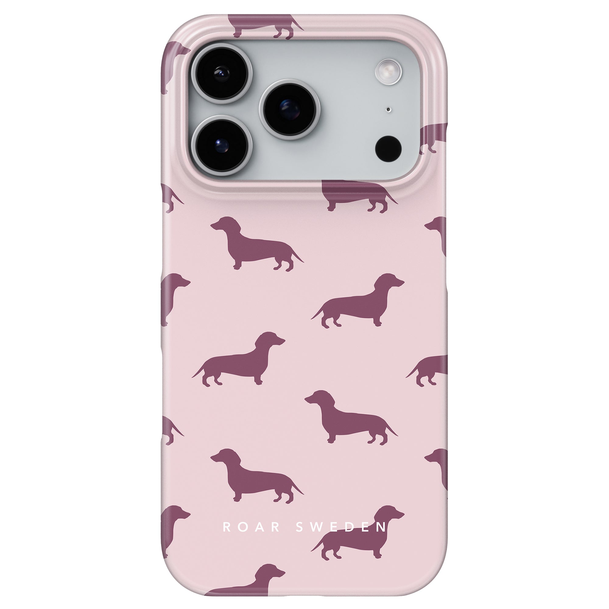 Pink Dachshund - Slim case