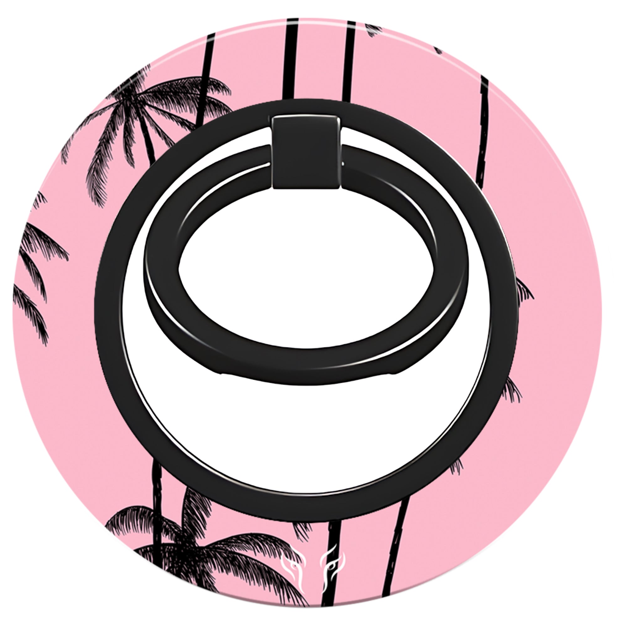 Pink Palms - Magnetring – magnetring för mobil