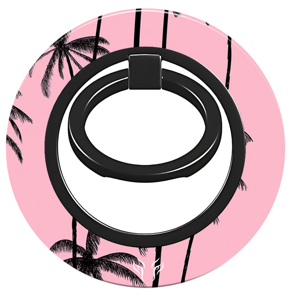 Pink Palms - Mobile Ring
