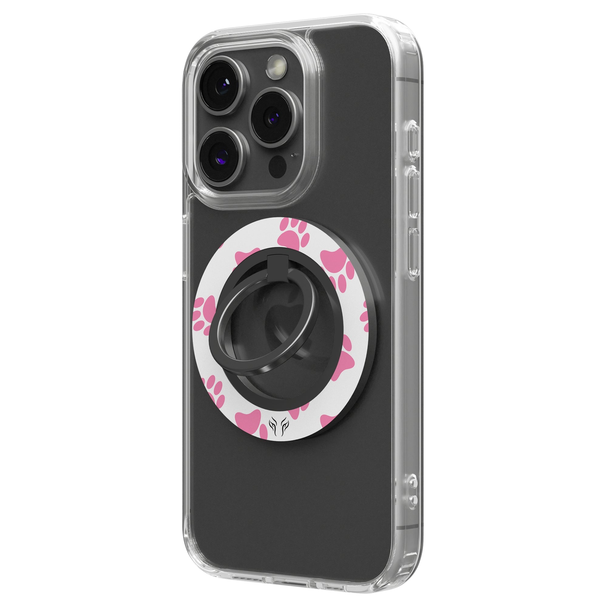 Pink Paws - Magnetring – magnetring för mobil