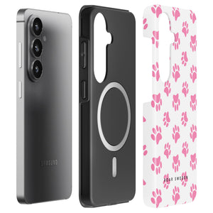 Pink Paws - Magnetic Tough Phone Case