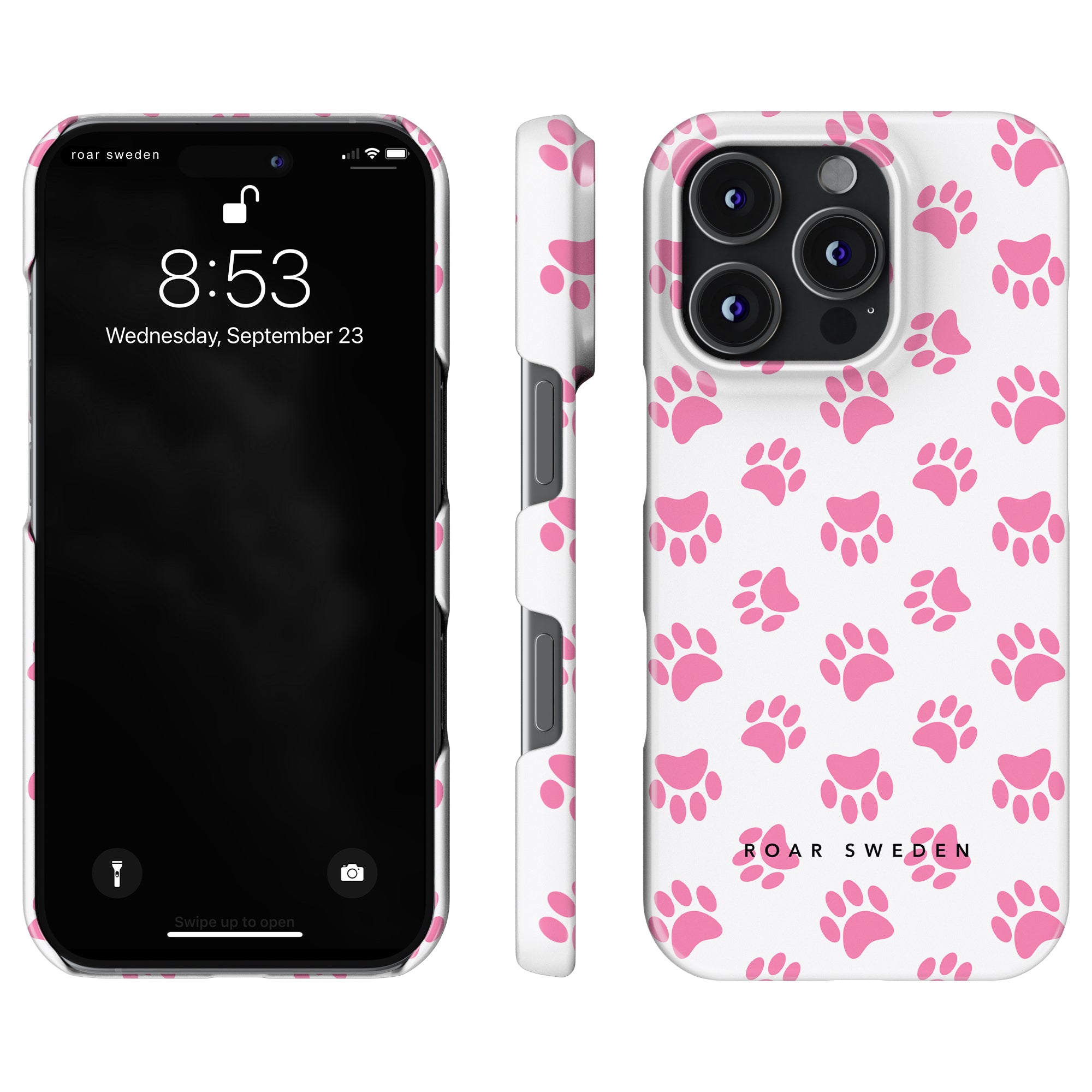Paws Slim mobilskal – Pink Paws