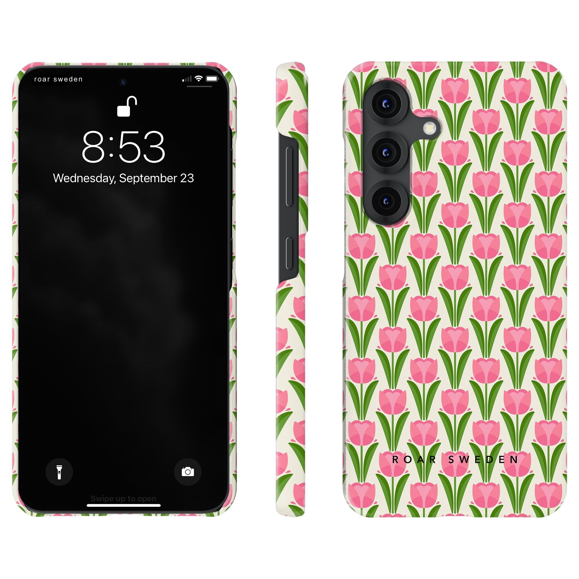 Pink Tulips - Slim case - Roar Sweden