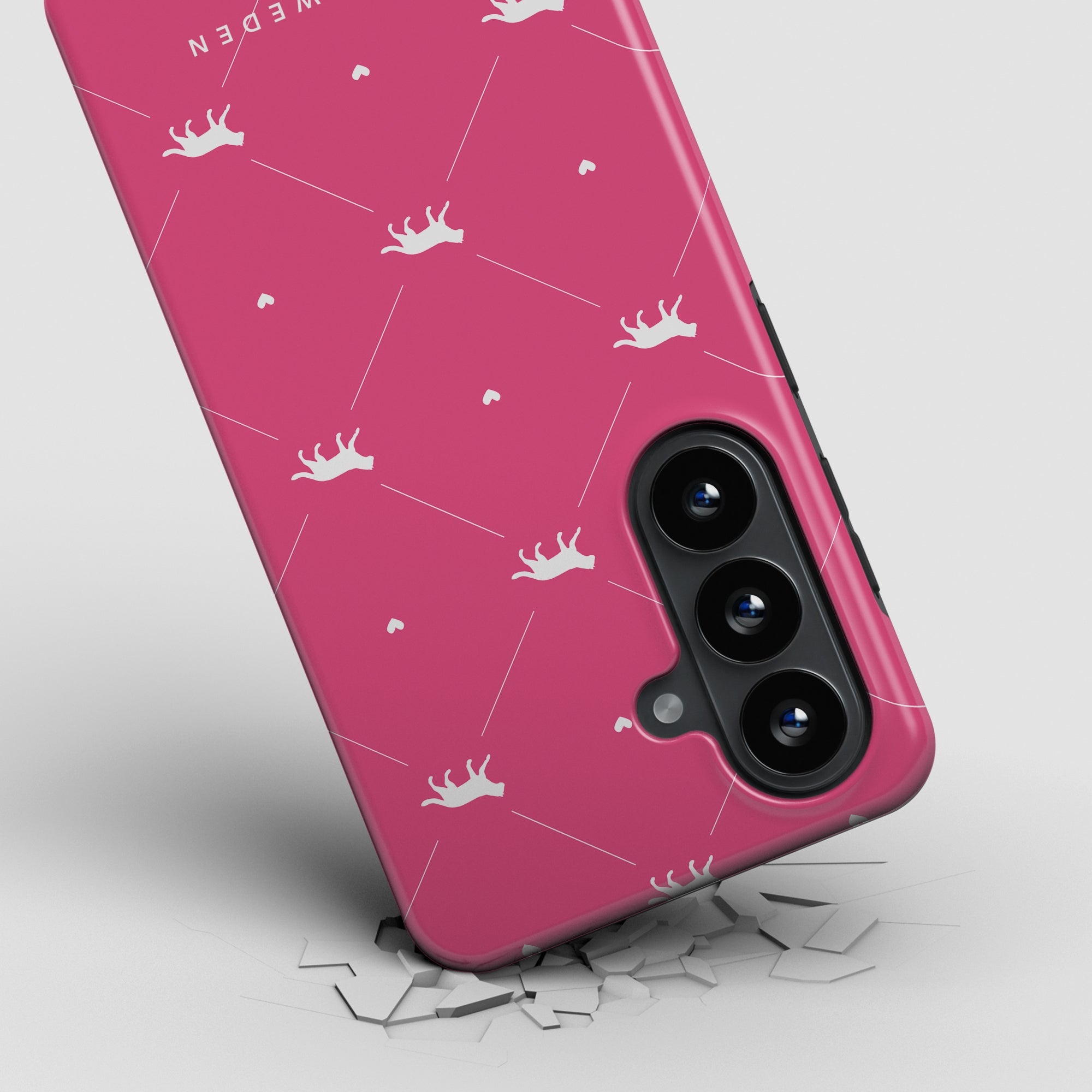 Pinkie Kitten - Magnetic Tough Phone Case - Roar Sweden