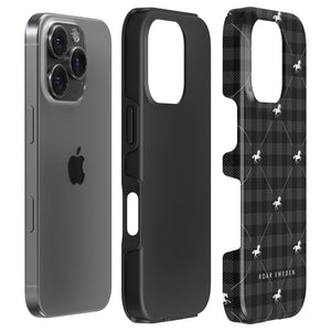 Plaid Horse Black - Tough Case