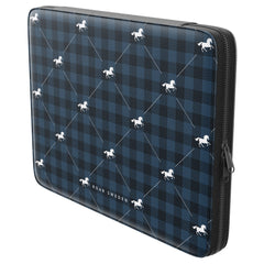 Plaid Horse Blue - Laptopfodral - Roar Sweden