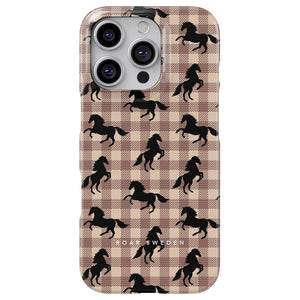 Plaid Horse Light Brown - Slim case