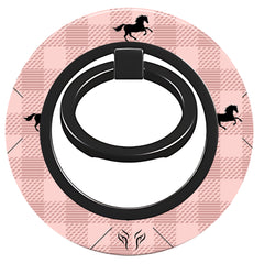 Plaid Horse Rosy - Magnetring – magnetring för mobil