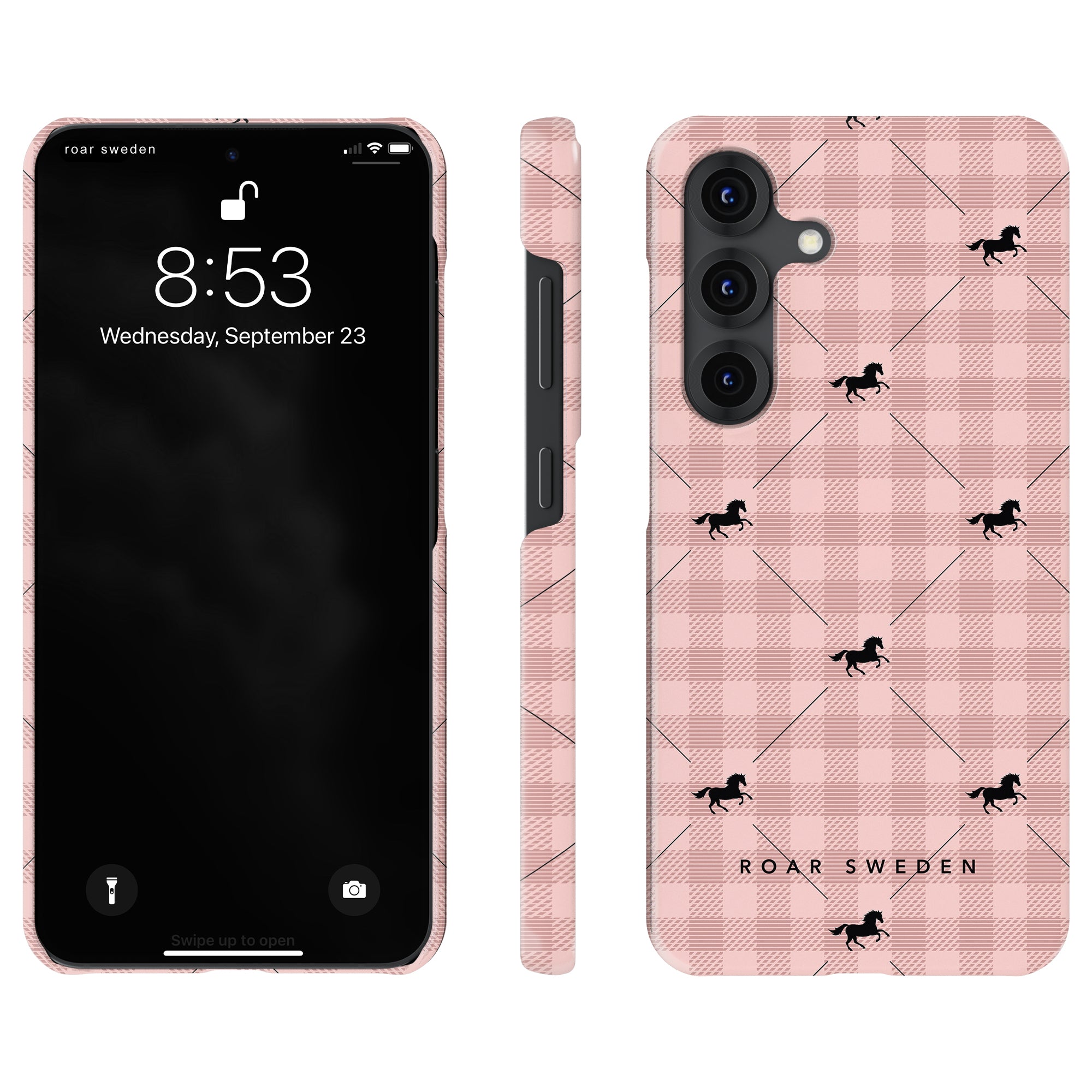 Plaid Horse Slim mobilskal – Plaid Horse Rosy