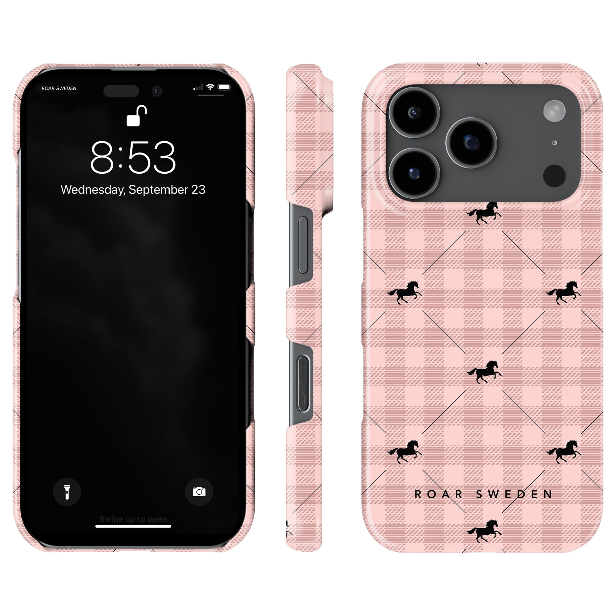 Plaid Horse Slim mobilskal – Plaid Horse Rosy