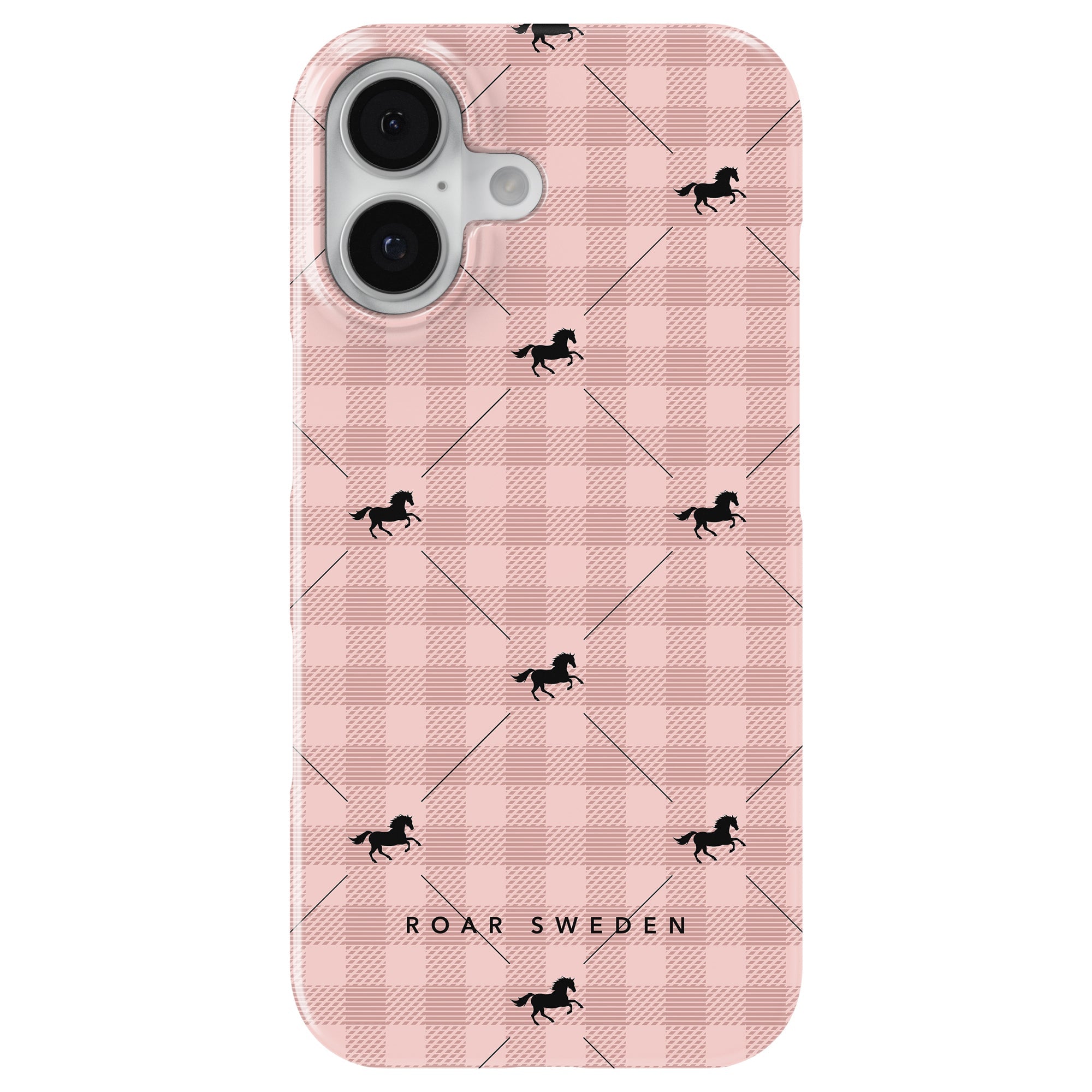 Plaid Horse Slim mobilskal – Plaid Horse Rosy