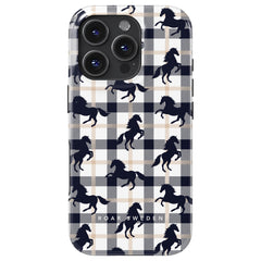 Plaid Horse MagSafe mobilskal – Plaid Horse White