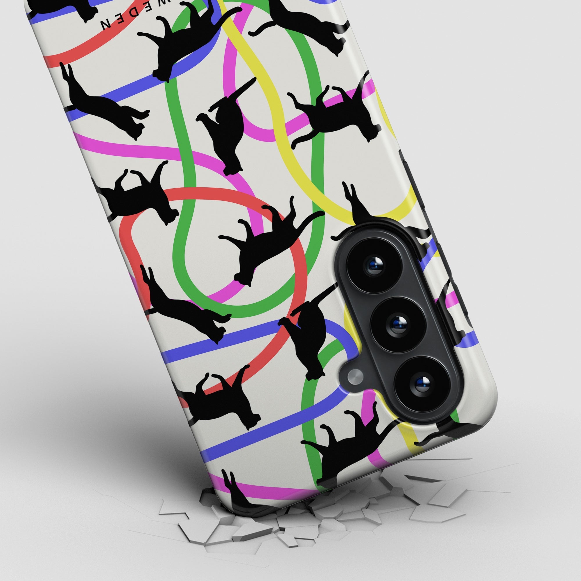 Playful Kitten - Magnetic Tough Phone Case - Roar Sweden