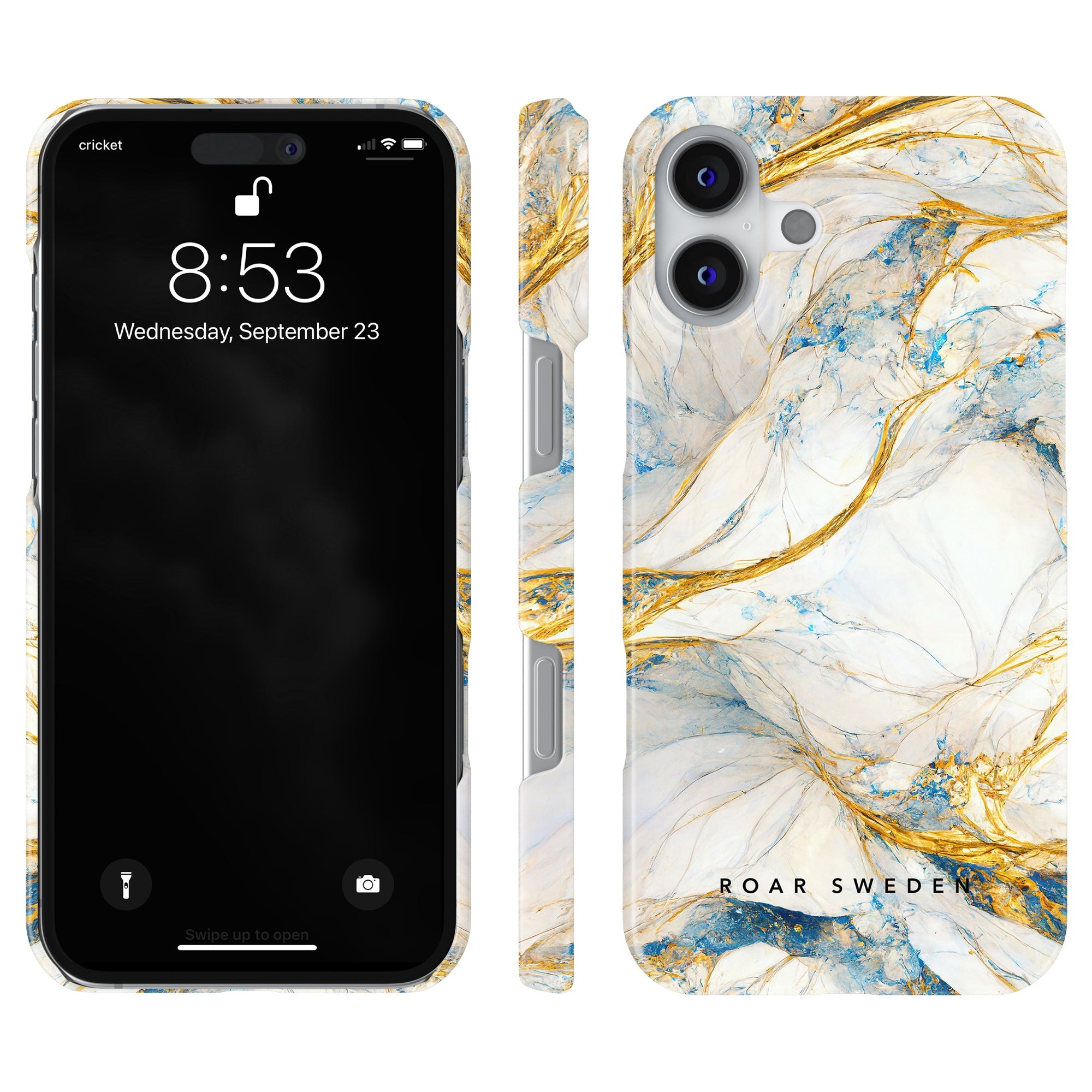 Slim mobilskal – Queen Marble