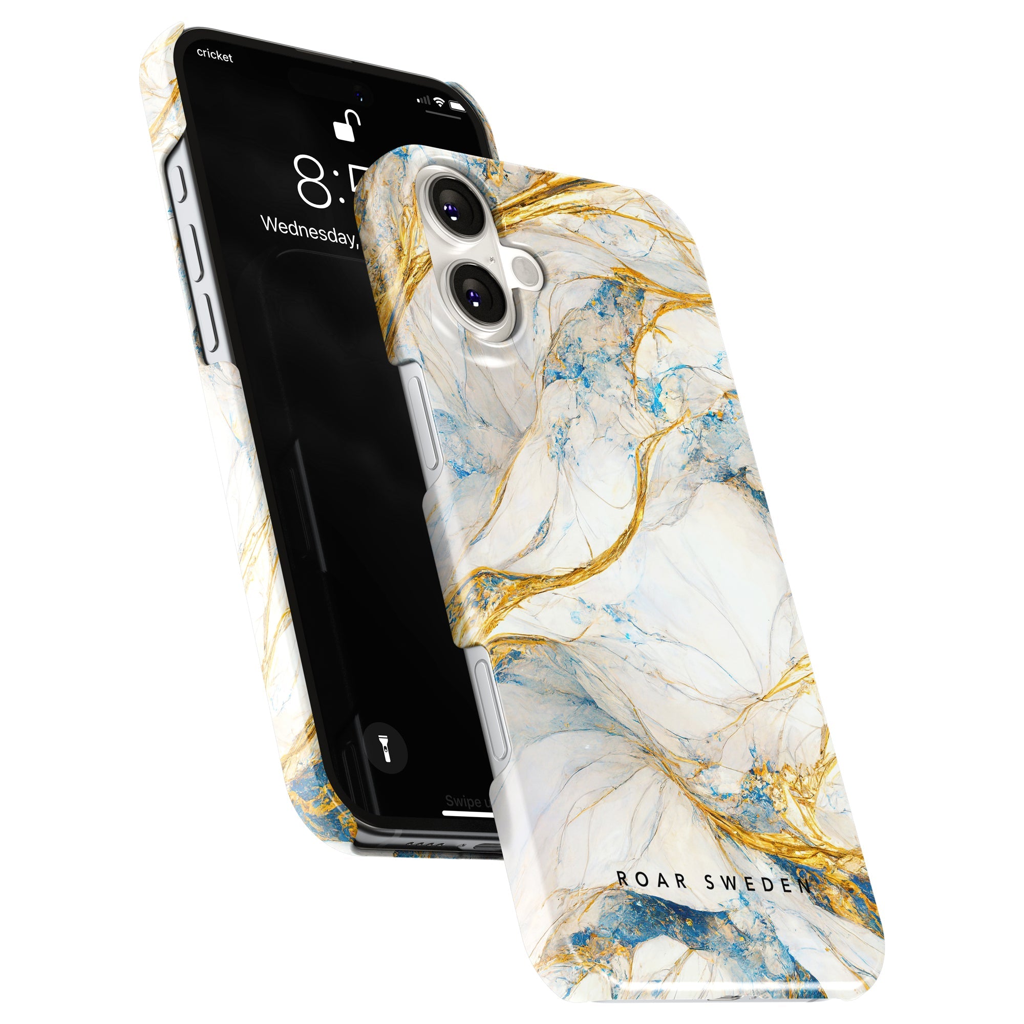 Slim mobilskal – Queen Marble