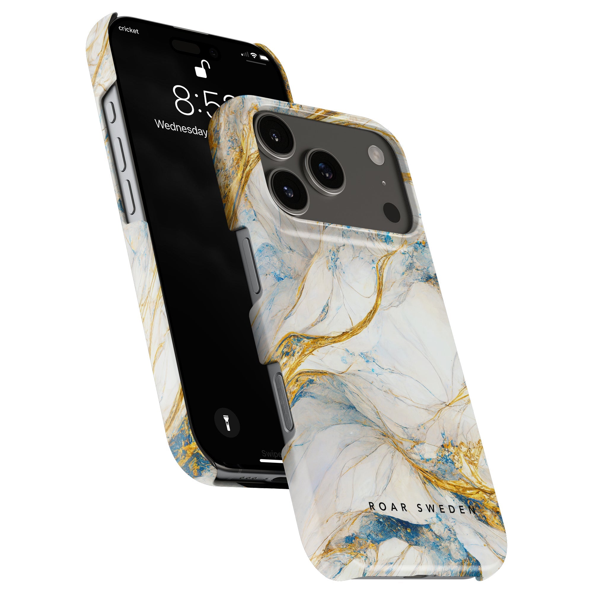 Slim mobilskal – Queen Marble