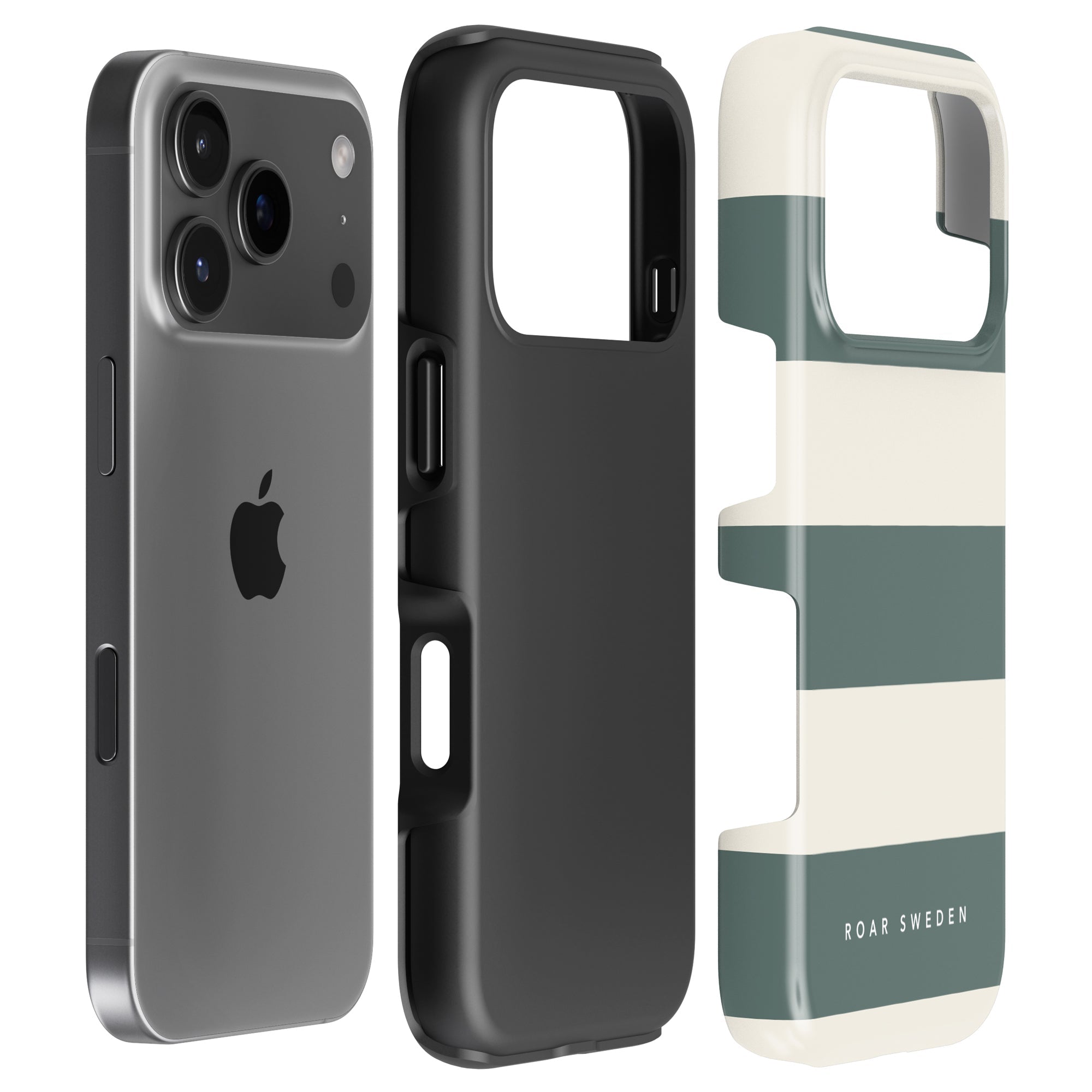 Sage Stripes - Tough Case - Roar Sweden