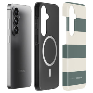 Sage Stripes - Magnetic Tough Phone Case