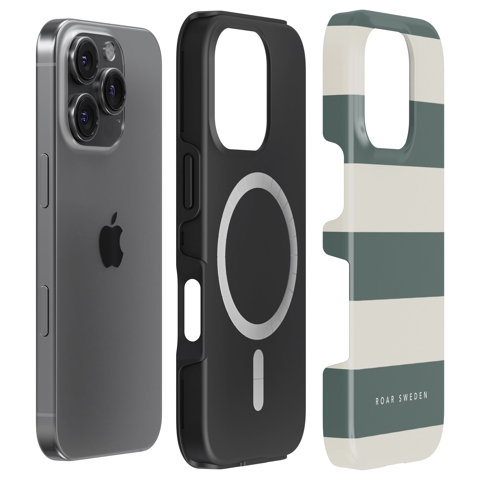 Sage Stripes - Magsafe Tough Case - Roar Sweden