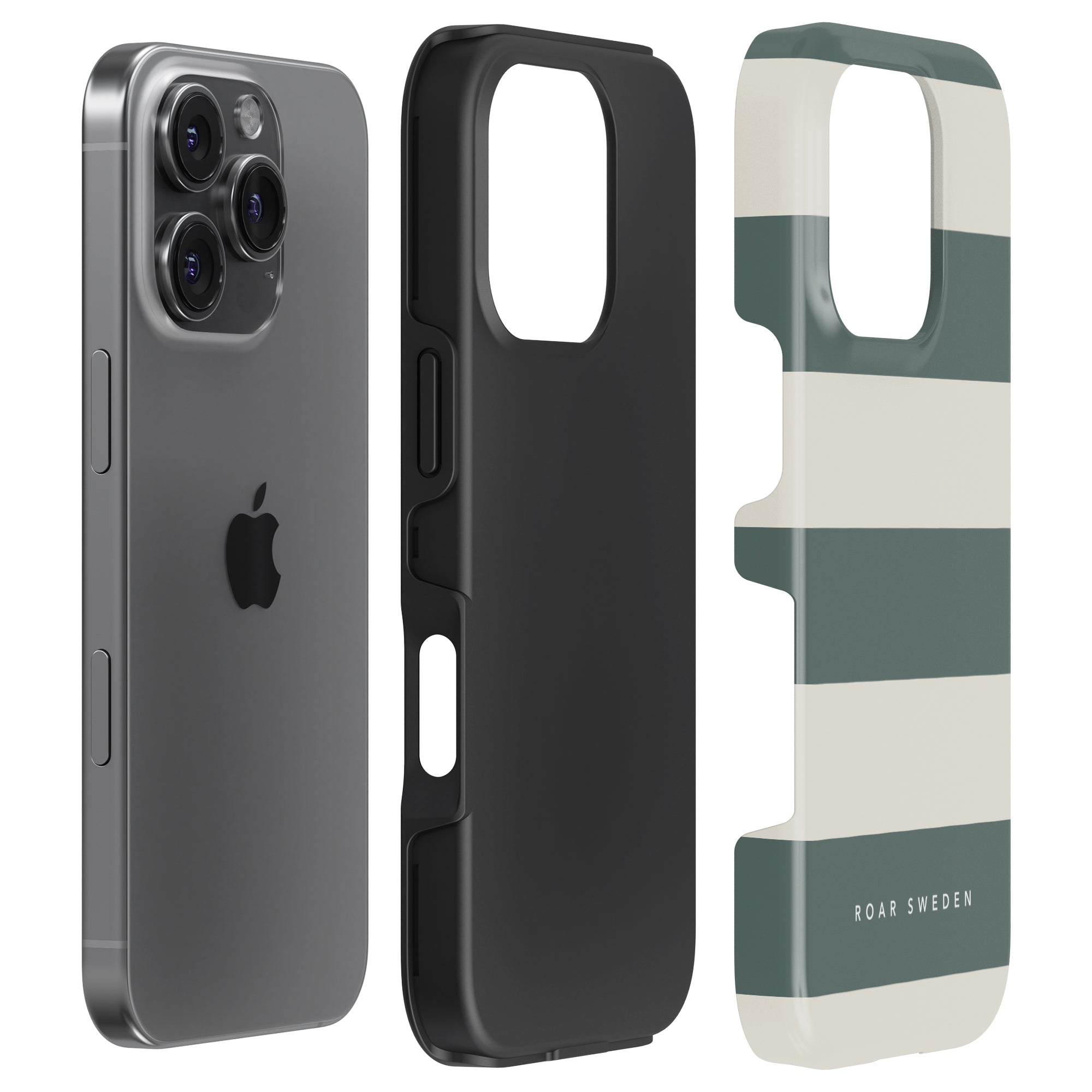 Sage Stripes - Tough Case - Roar Sweden