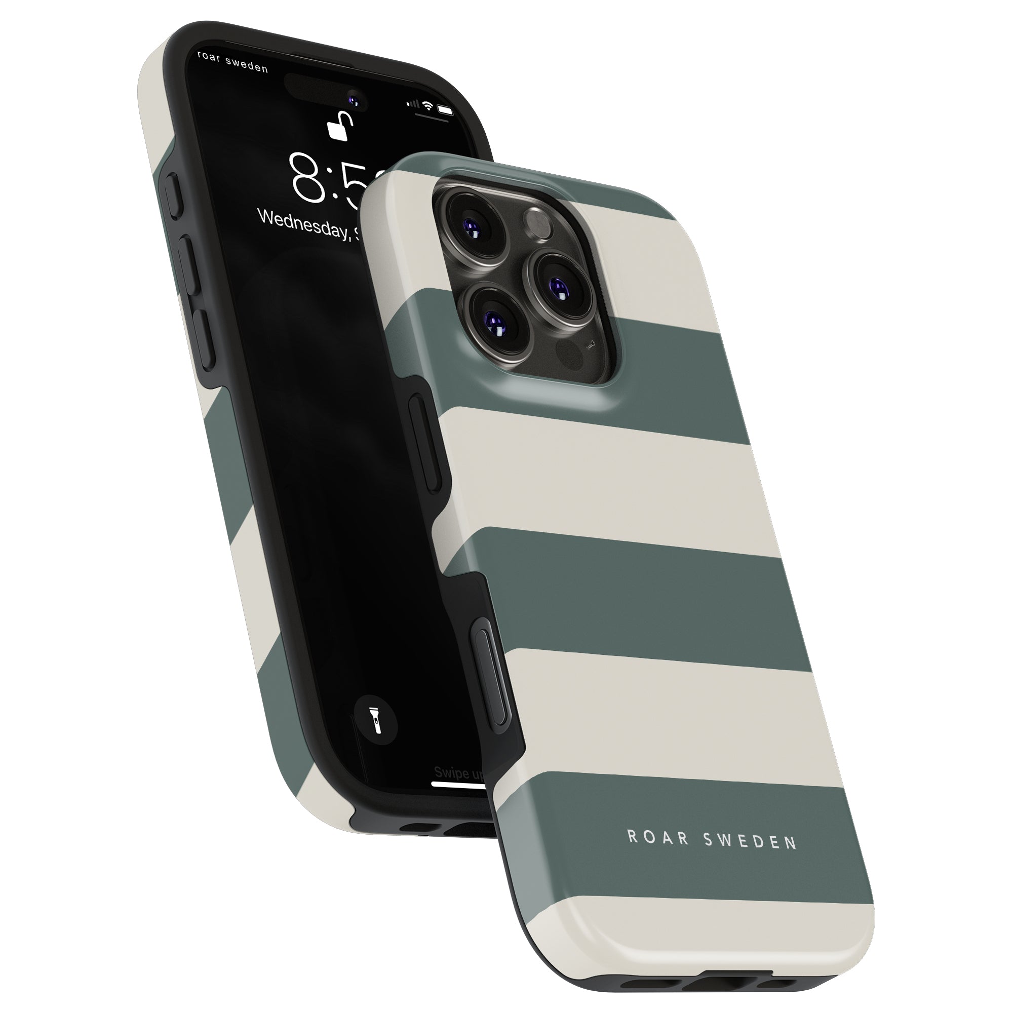 Sage Stripes - Tough Case - Roar Sweden