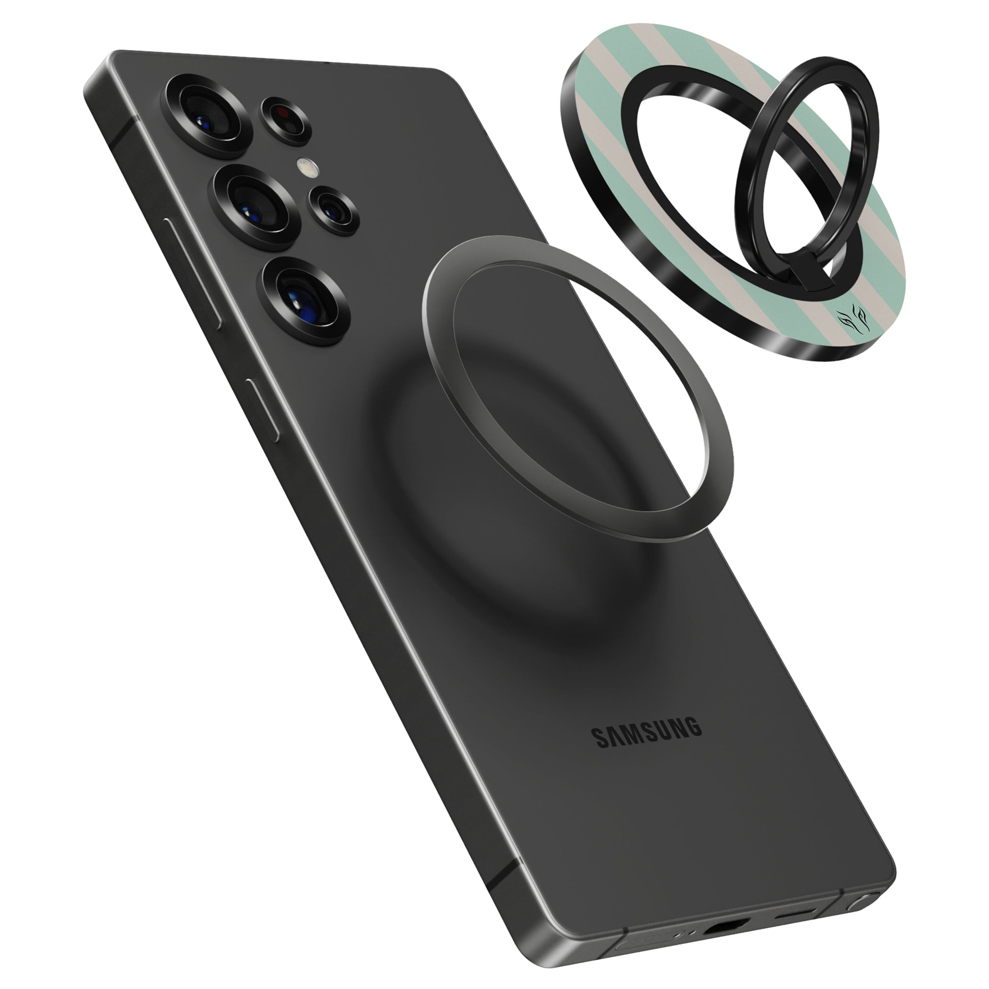 Seafoam Stripes - Mobilring - Roar Sweden