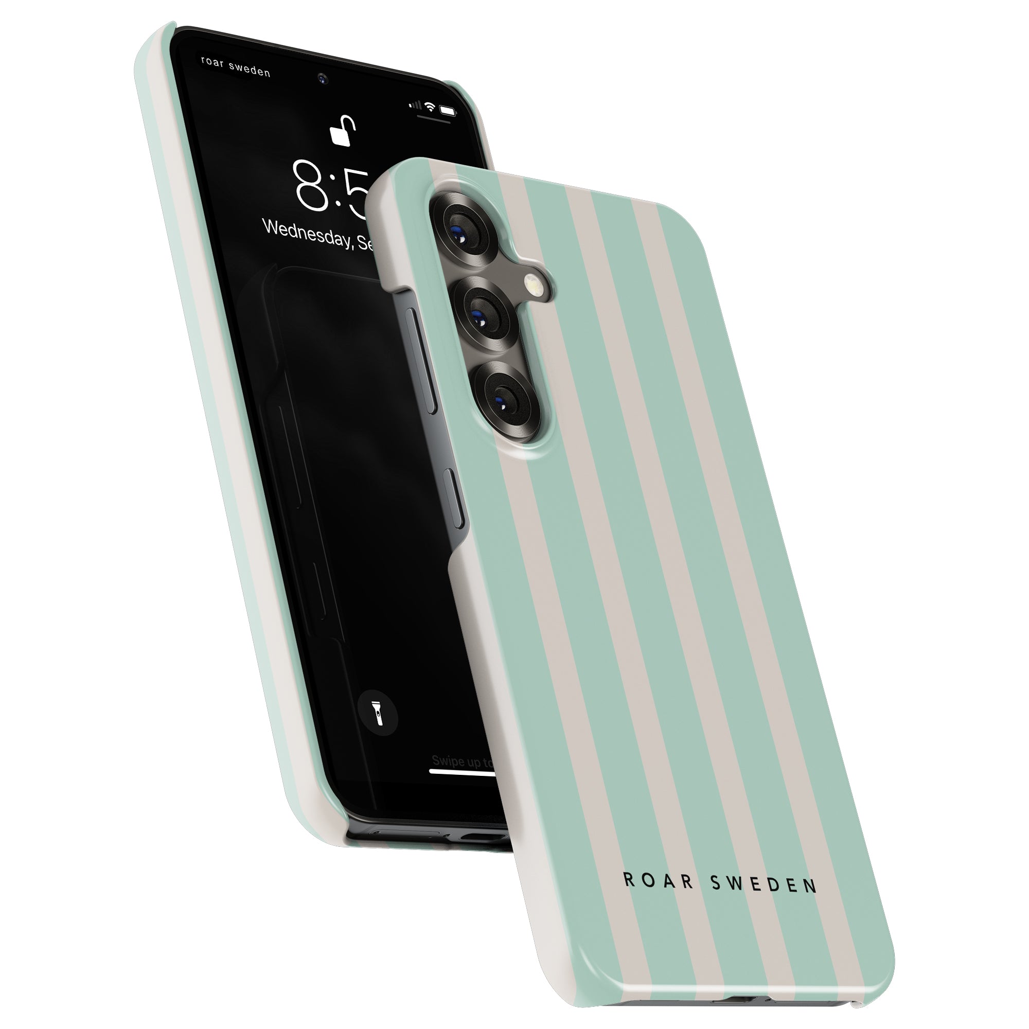 Seafoam Stripes - Slim case - Roar Sweden