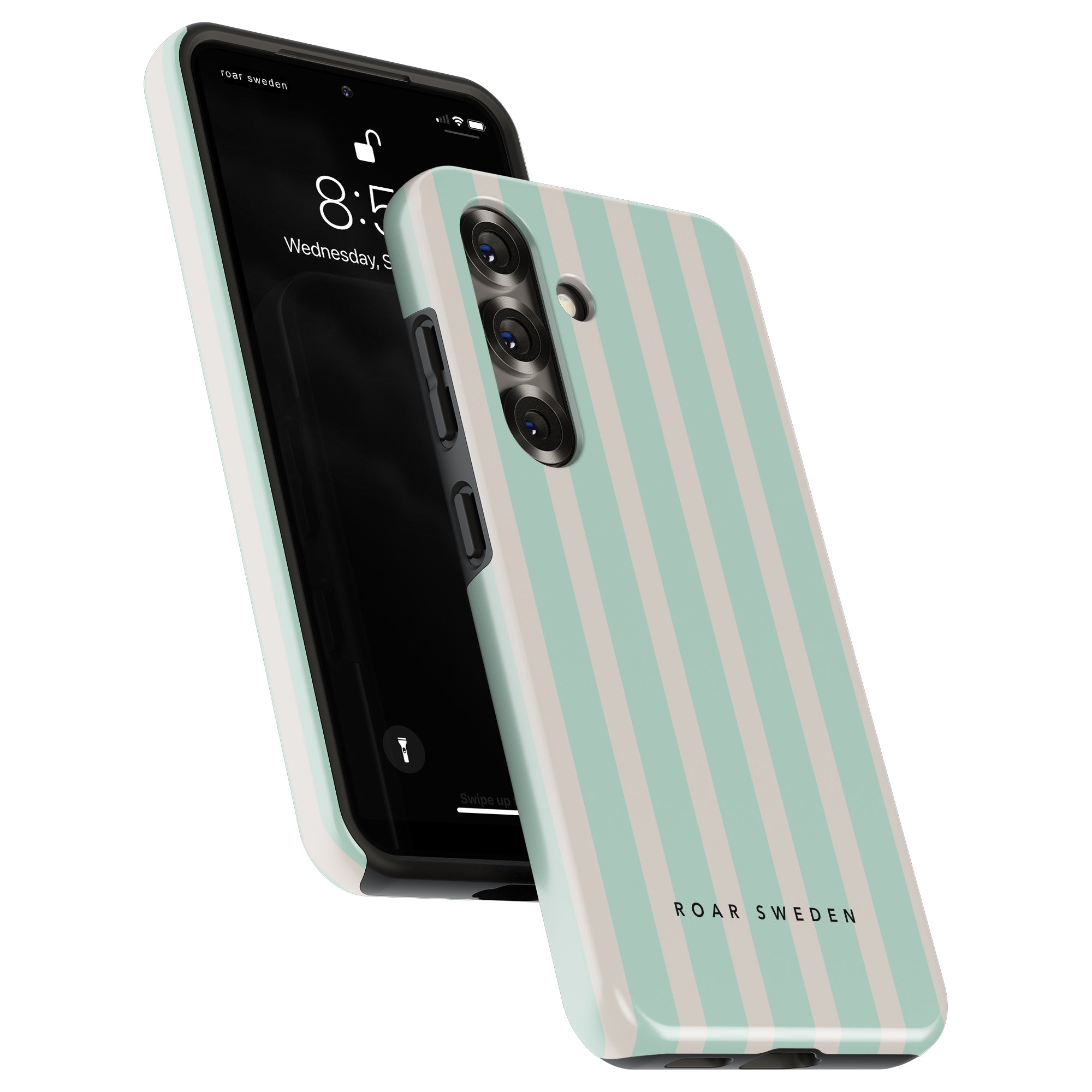 Seafoam Stripes - Tough Case - Roar Sweden