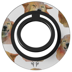 Smiley Shiba - Magnetring – magnetring för mobil