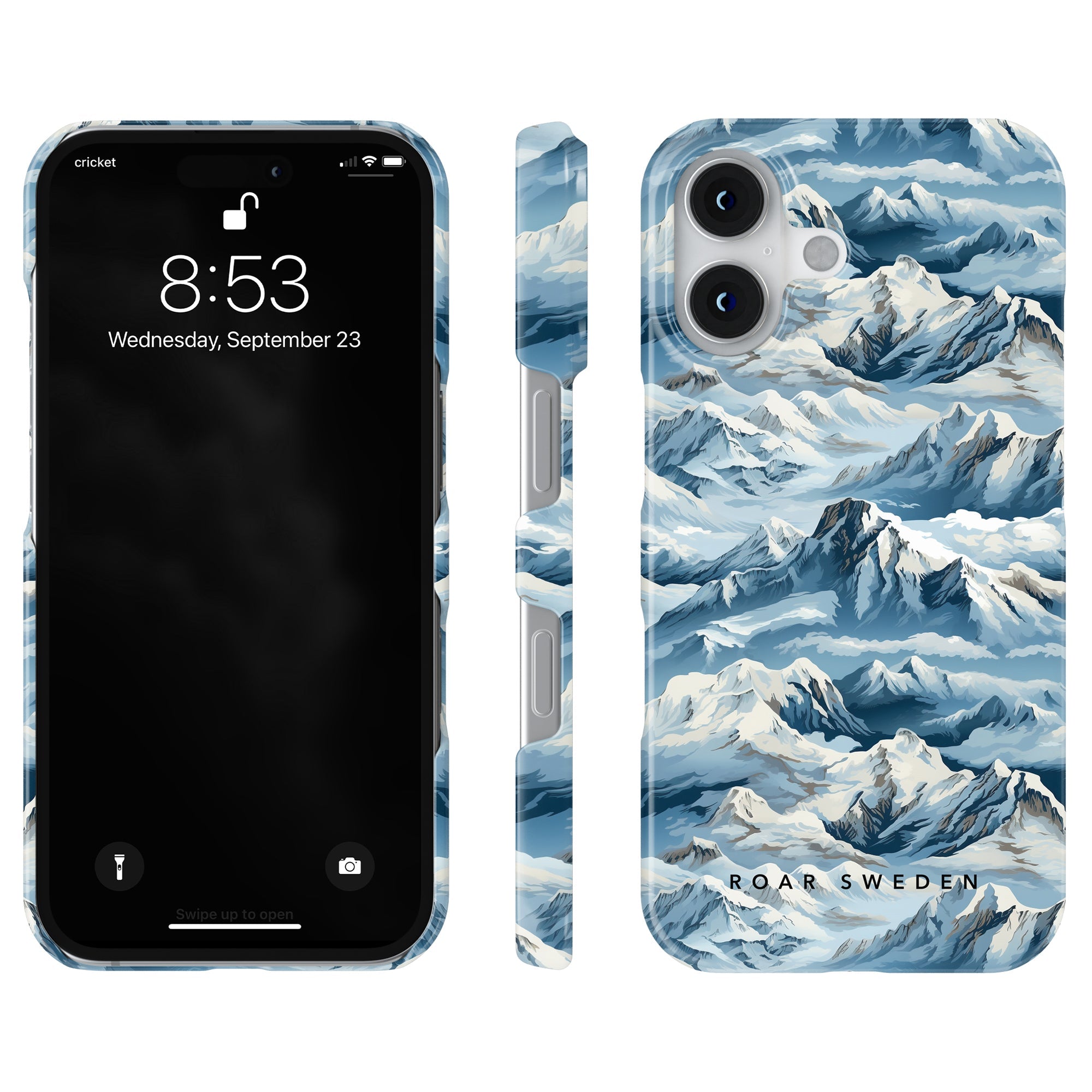 Slim mobilskal – Snowy Mountains