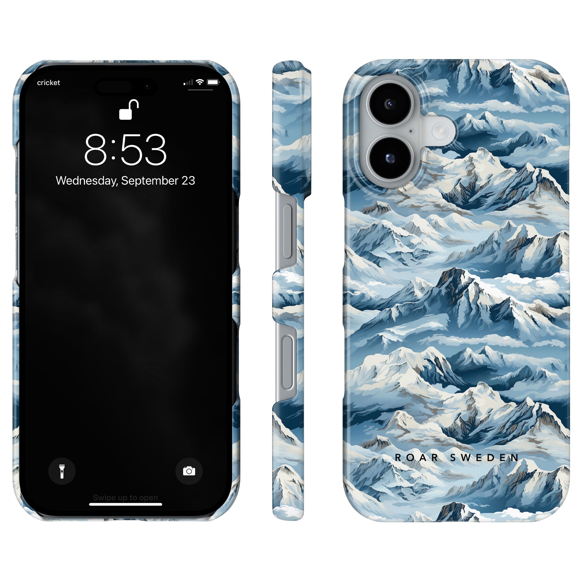Slim mobilskal – Snowy Mountains