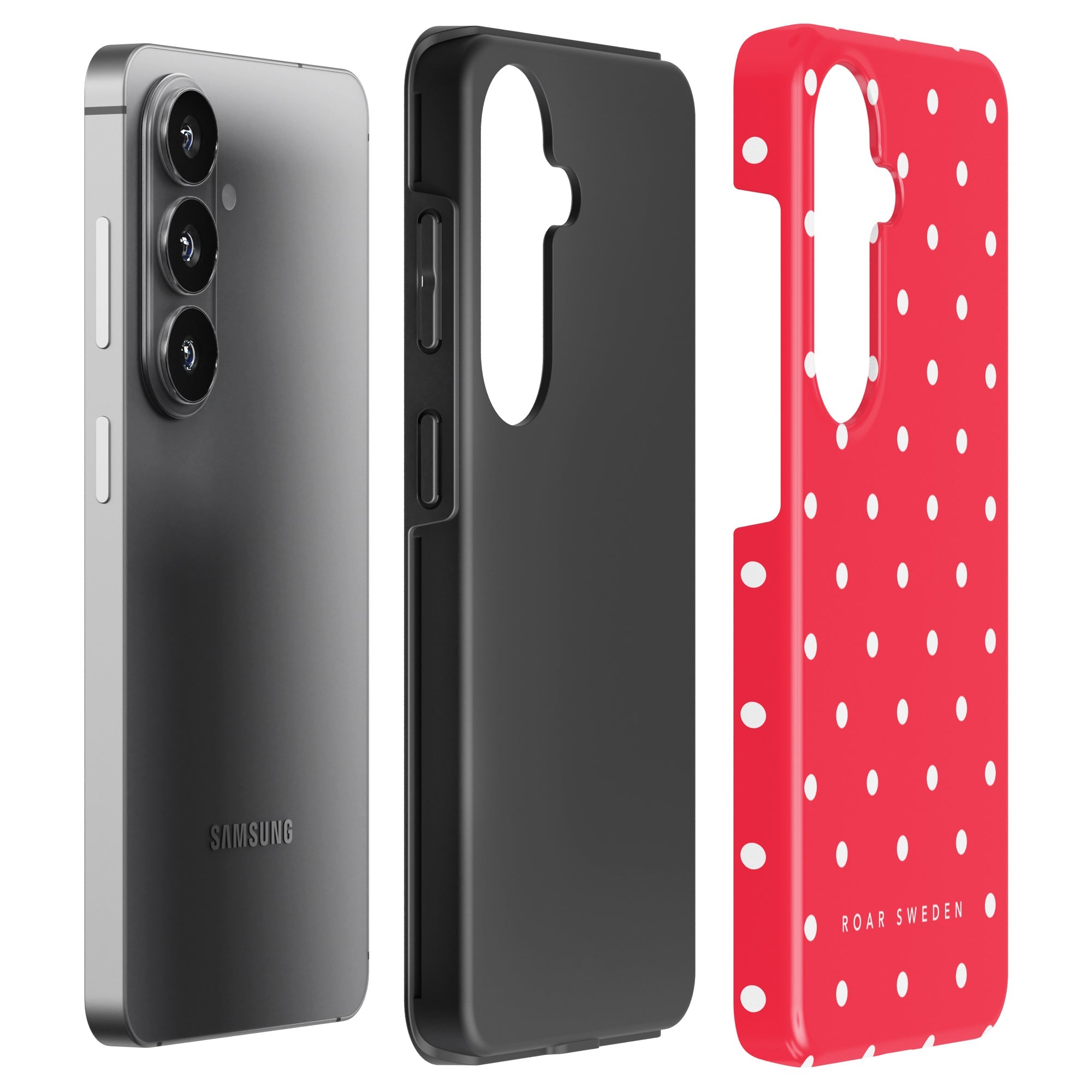 Tough mobilskal – Strawberry Dots