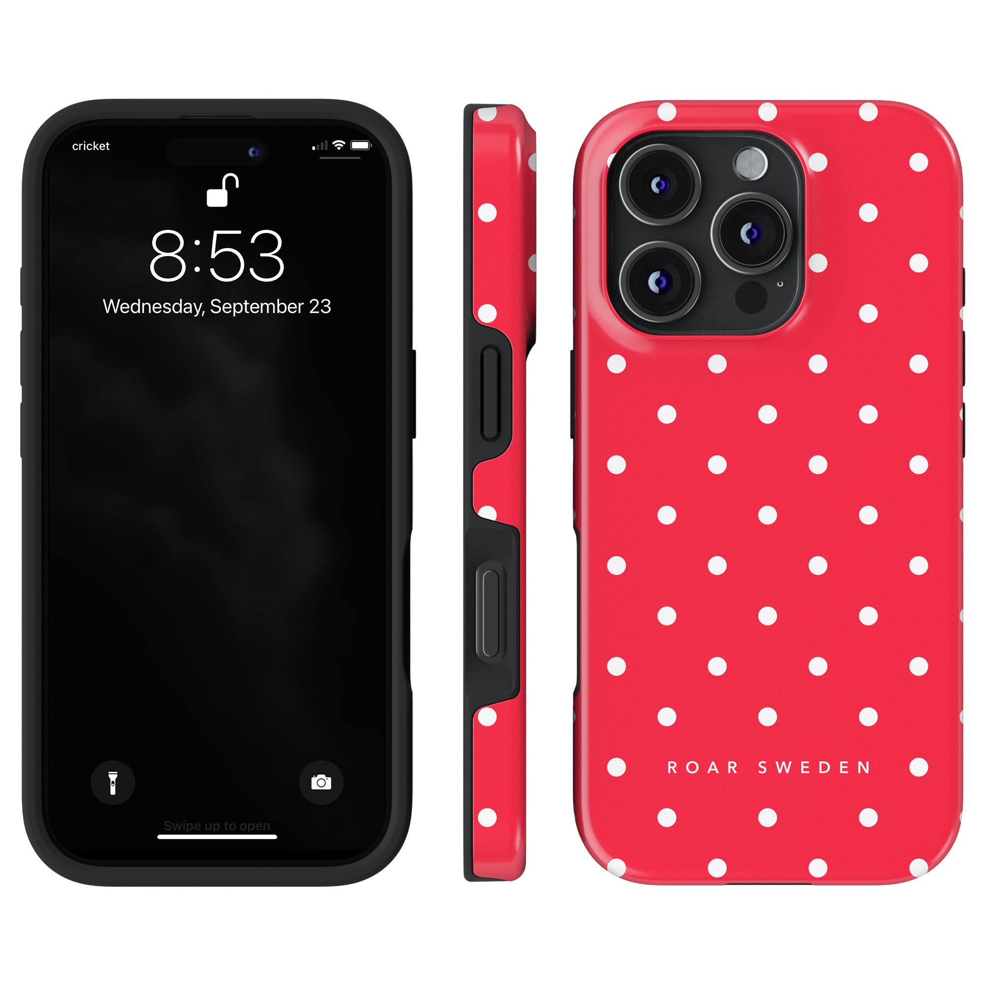 Tough mobilskal - Strawberry Dots