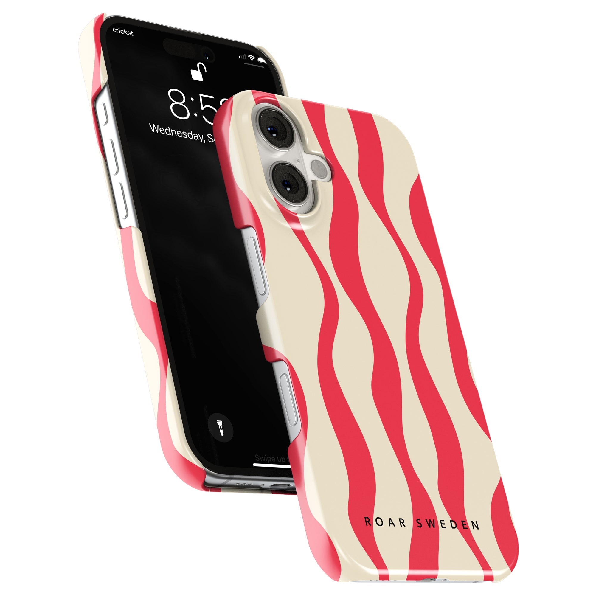 Slim mobilskal – Strawberry Waves