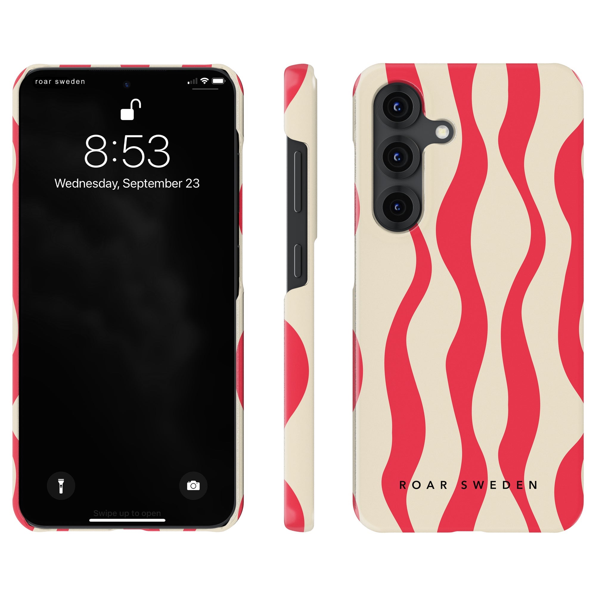 Slim mobilskal – Strawberry Waves