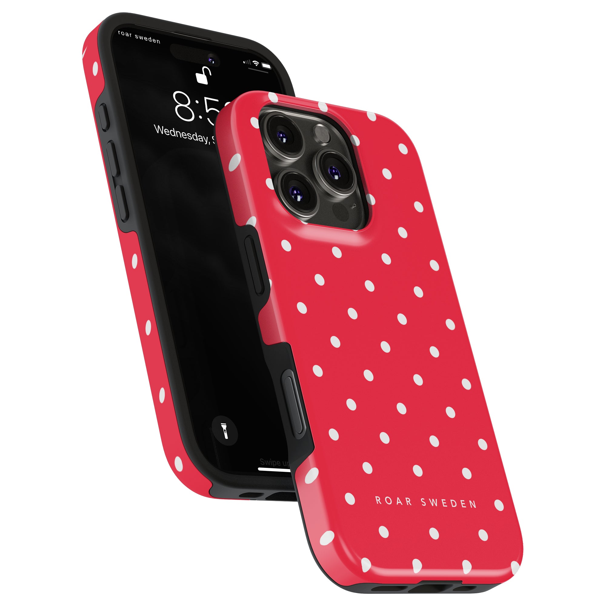 Strawberry Dots - Tough Case - Roar Sweden