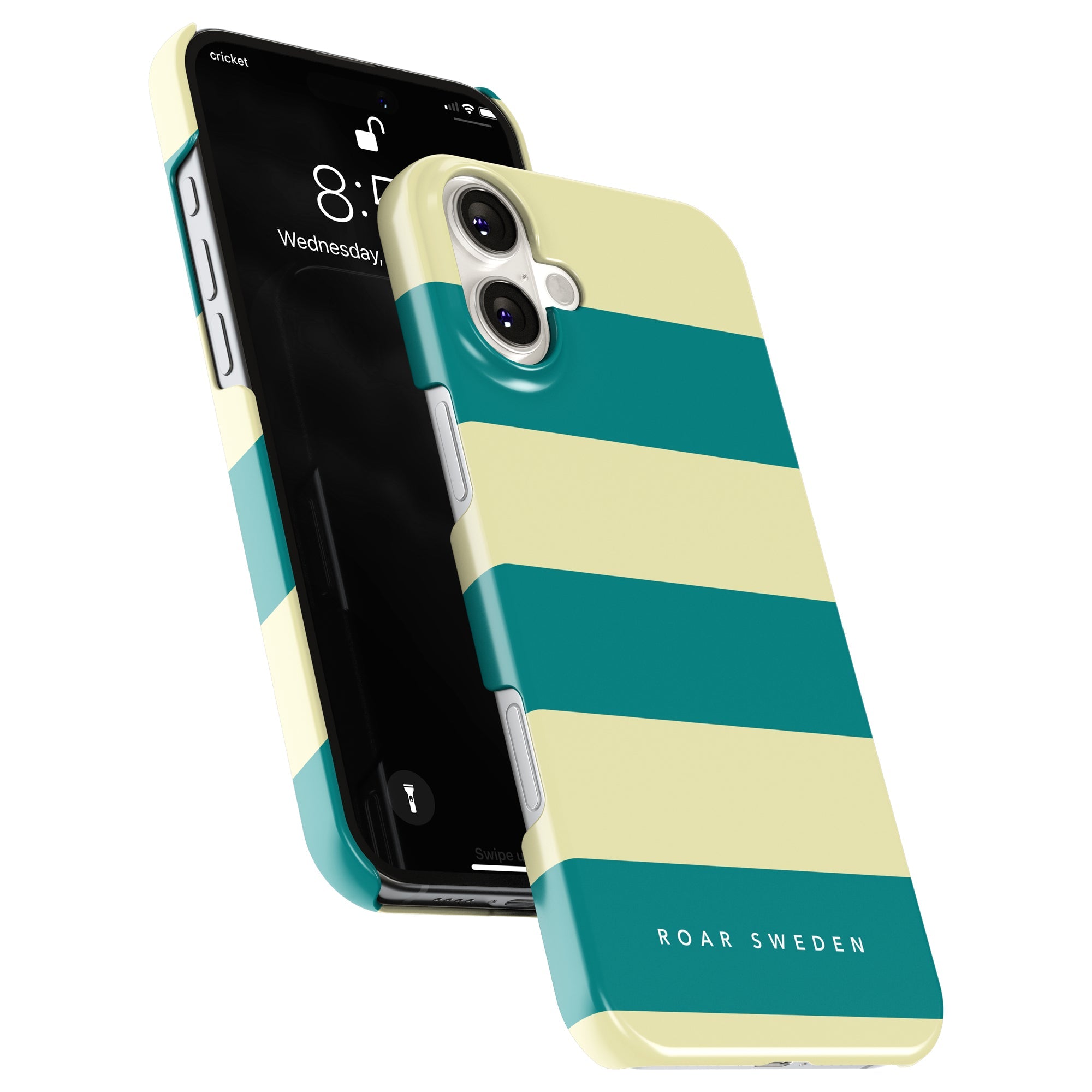 Slim mobilskal – Turtle Stripes