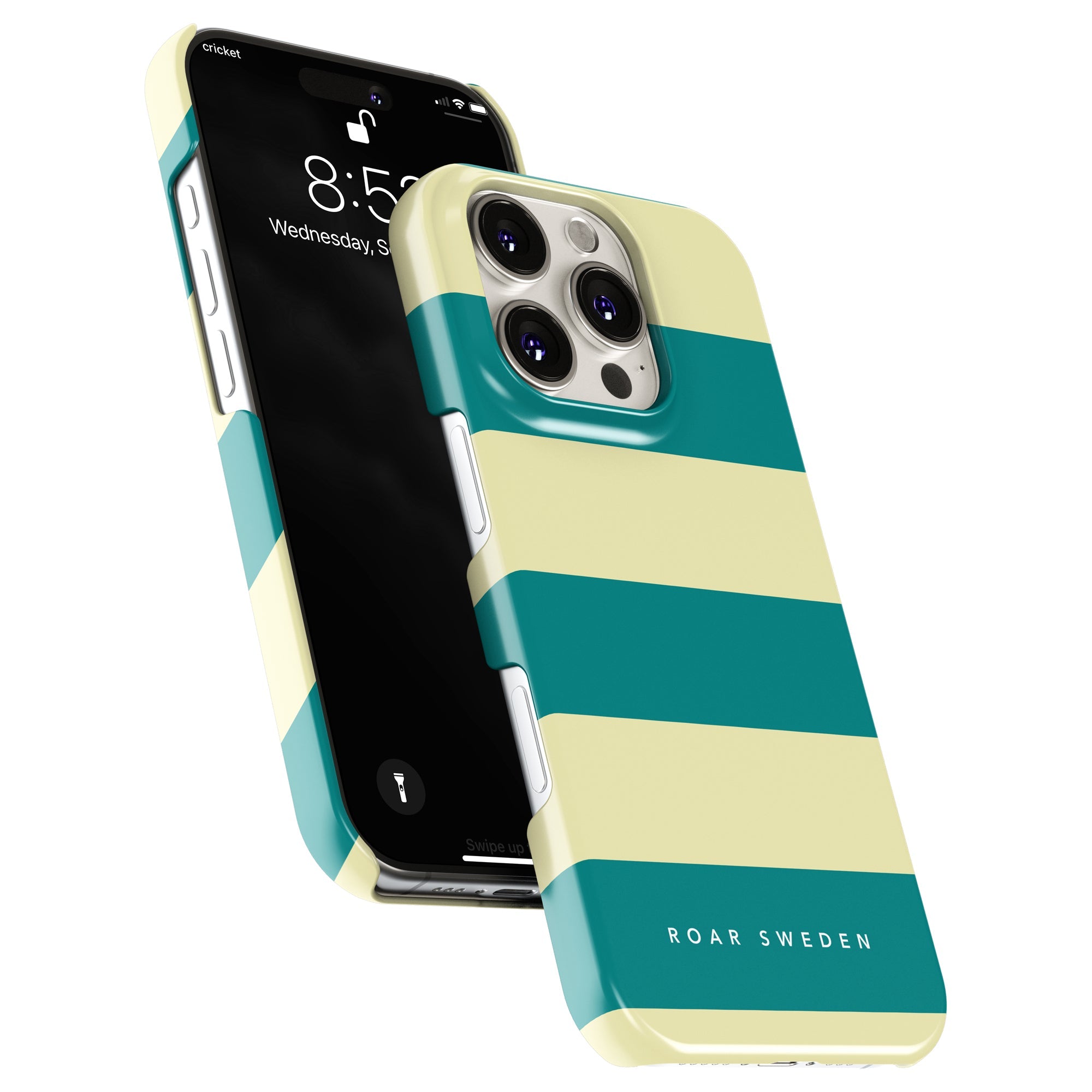 Slim mobilskal – Turtle Stripes