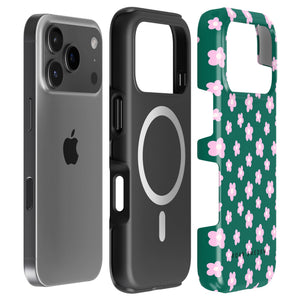 Spring Flower Green - Magsafe Tough Case