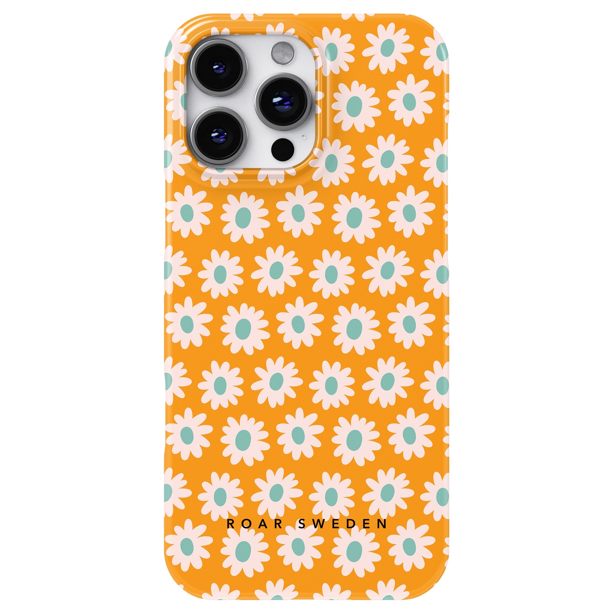 Slim mobilskal – Vårblomma Orange