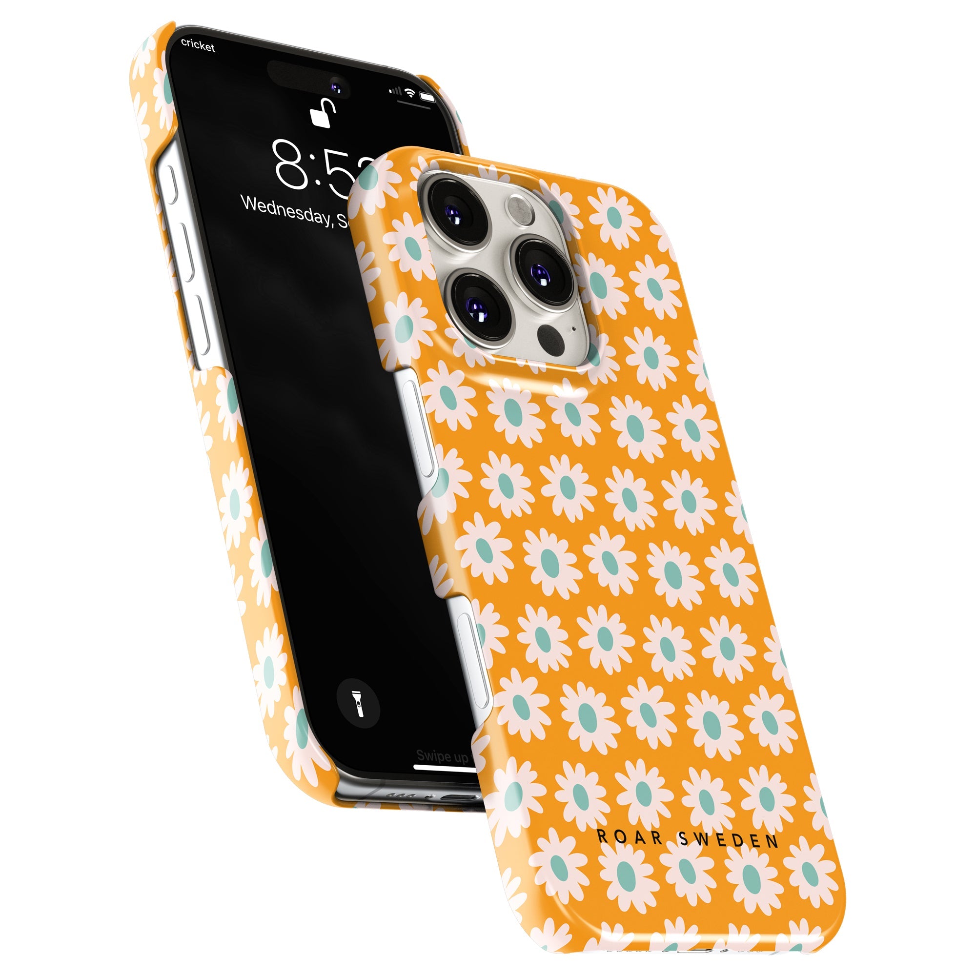 Slim mobilskal – Vårblomma Orange