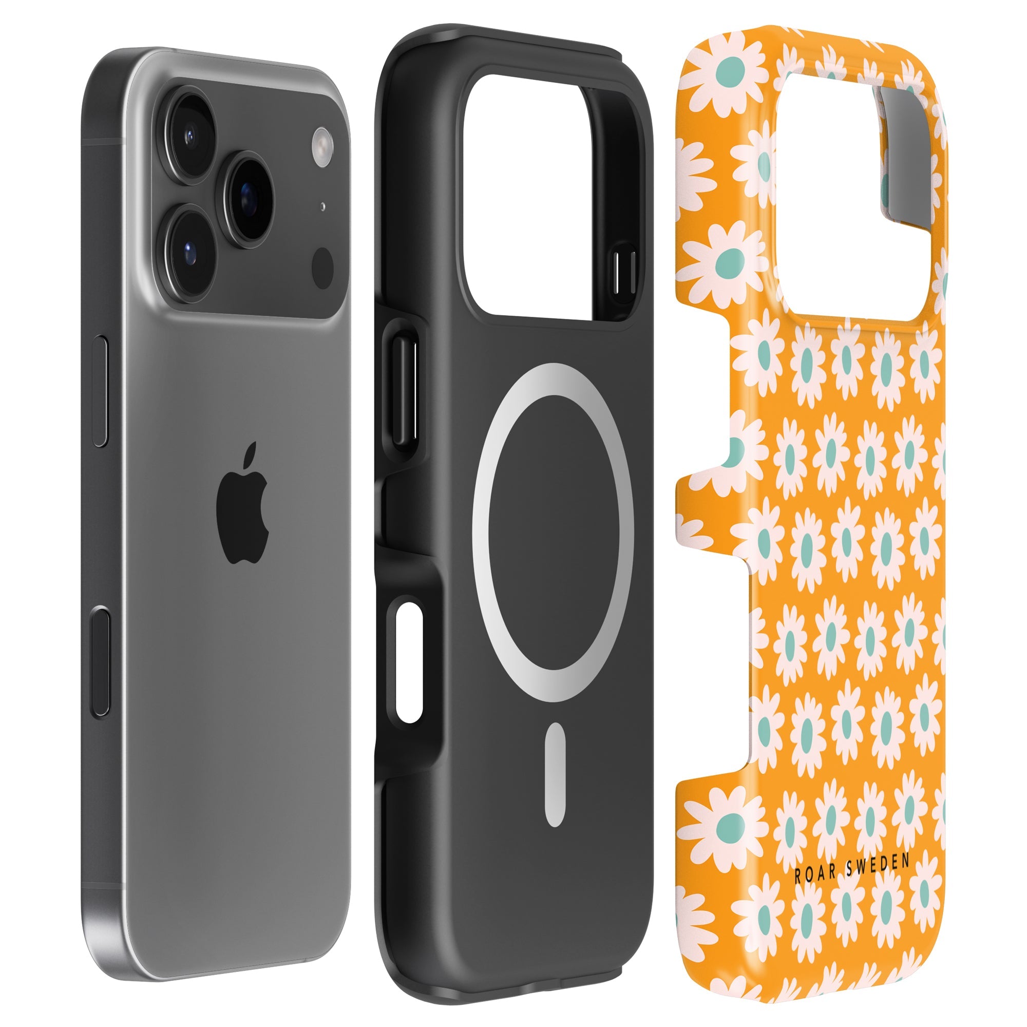 MagSafe mobilskal – Vårblomma Orange