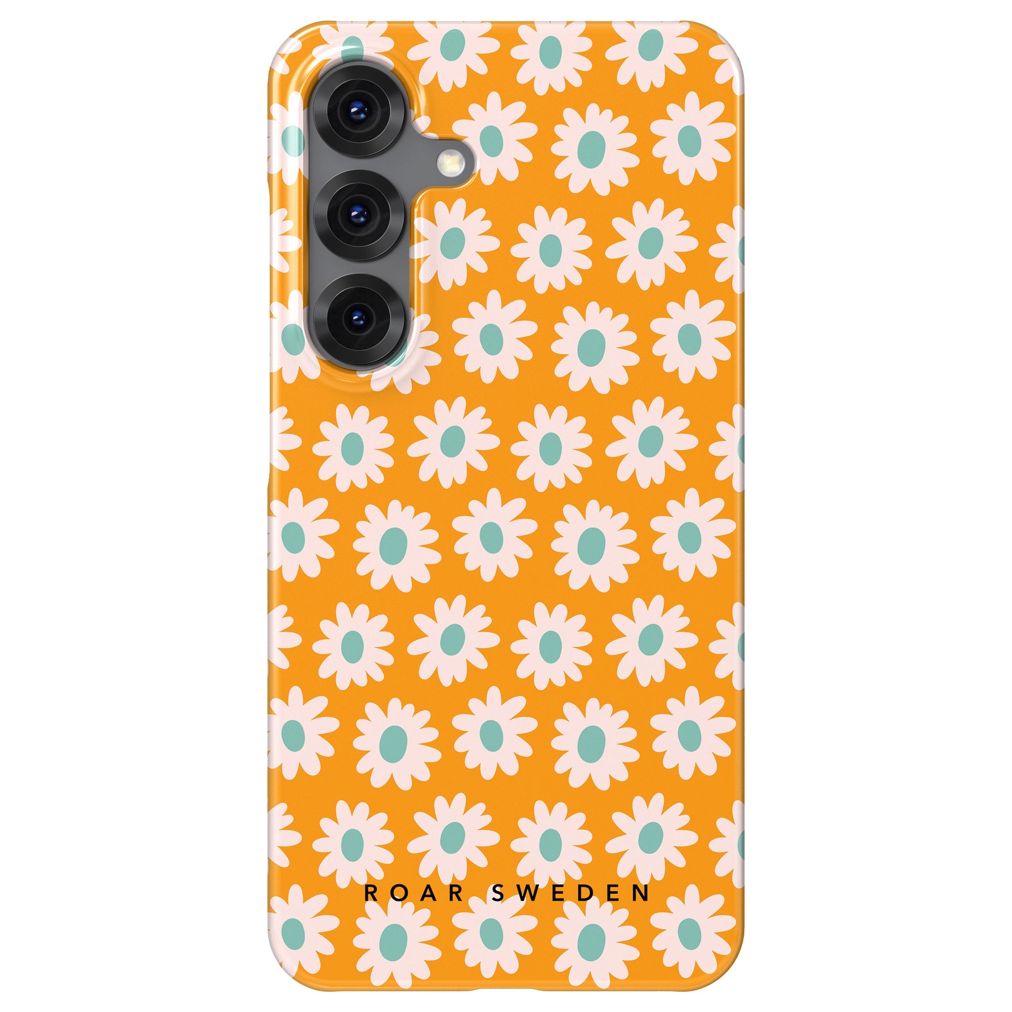 Slim mobilskal – Vårblomma Orange