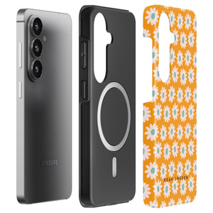 Spring Flower Orange - Magnetic Tough Phone Case