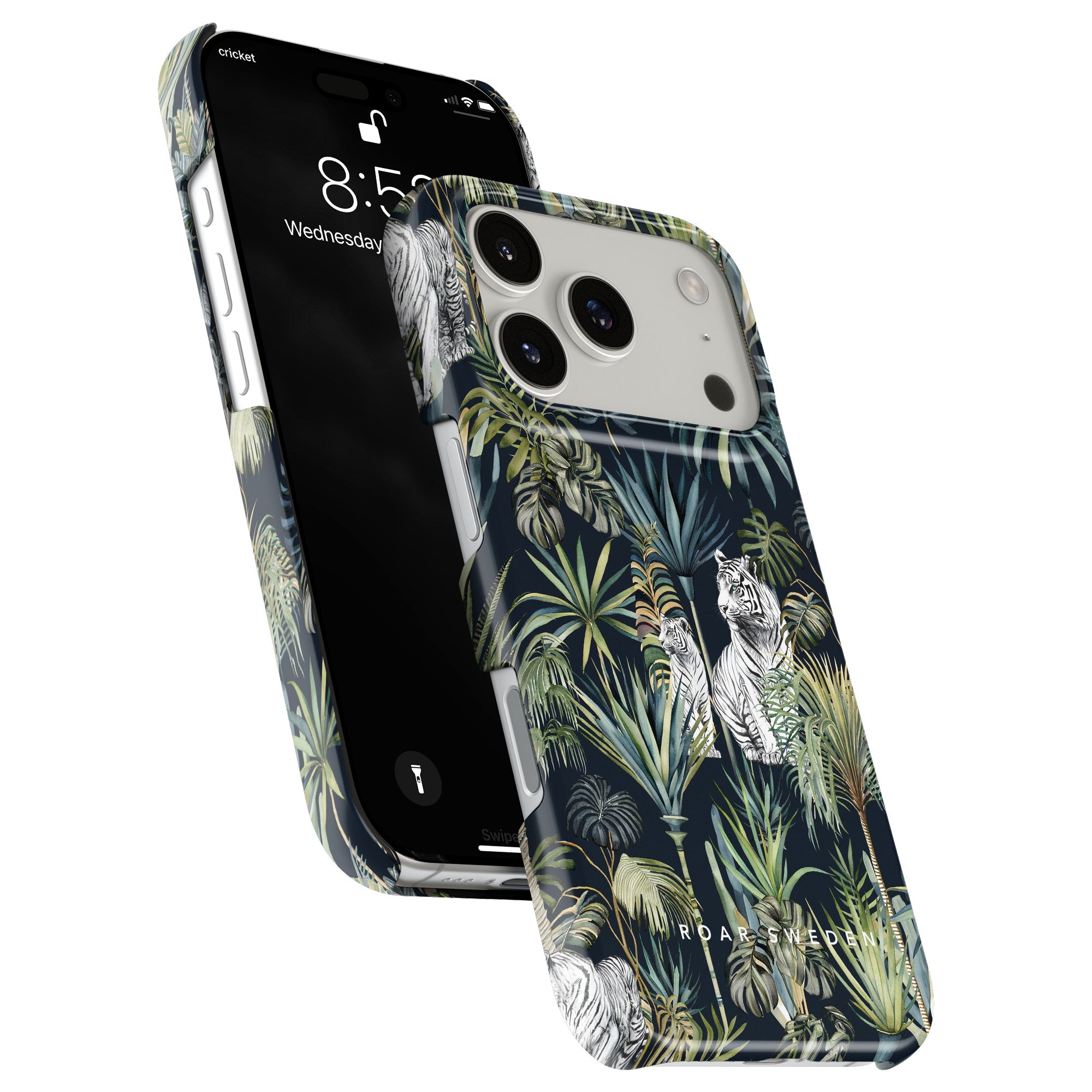 Tiger Slim mobilskal – White Tiger
