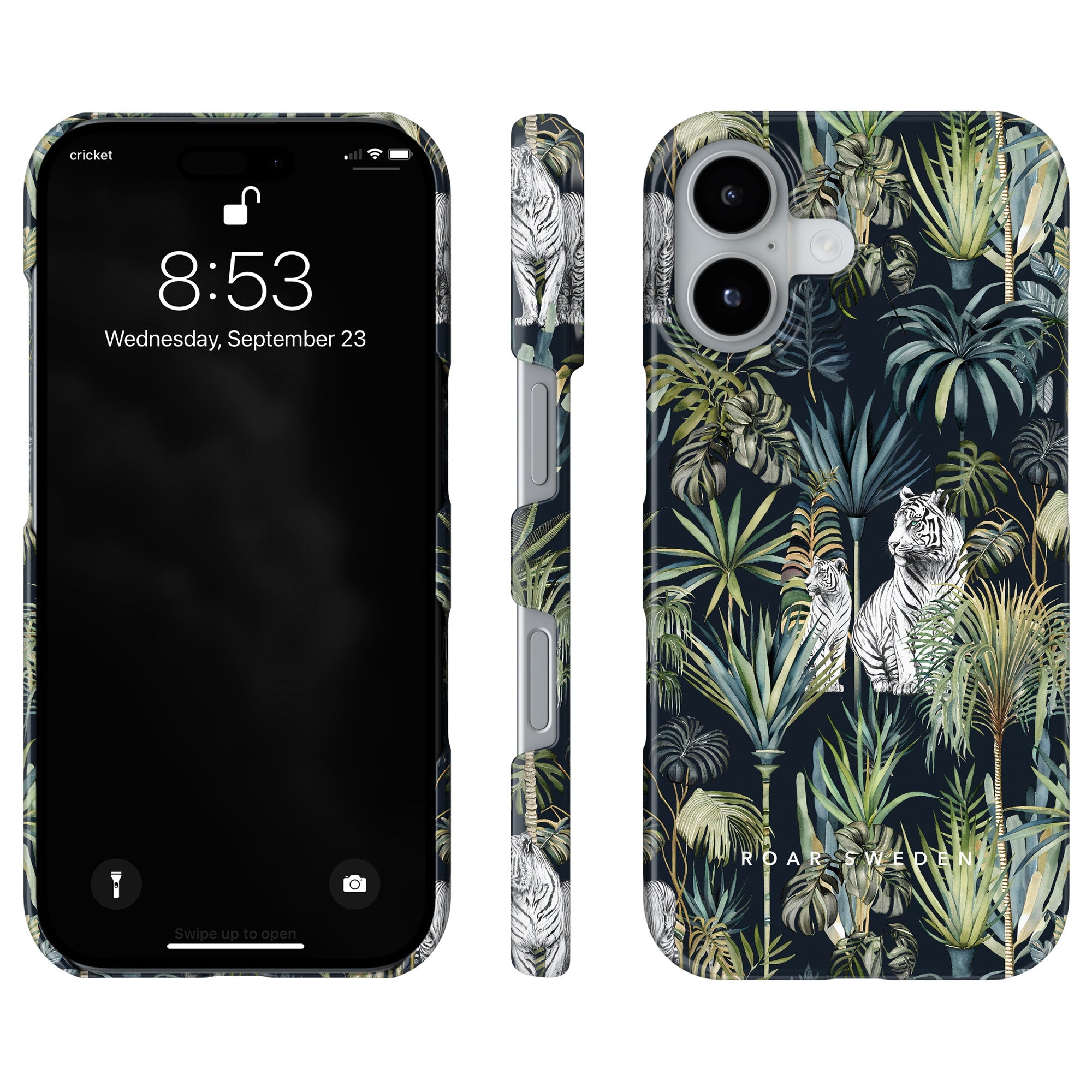Tiger Slim mobilskal – White Tiger